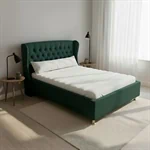 מיטה מרופדת מעוצבת דגם: "ספיר" 5