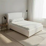 מיטה מרופדת דגם: "דלקס" זוגי/יחיד