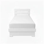 מיטה מעץ מלא כולל ארגז מצעים דגם:"אפיק" 5