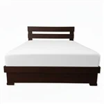 מיטה מעץ מלא כולל ארגז מצעים זוגי בוכנות 2