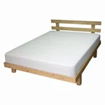 בסיס מיטה מעץ מלא כולל ראש זוגי
