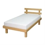 בסיס מיטה מעץ מלא כולל ראש יחיד