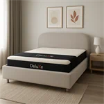 מיטת מעצבים מרופדת דגם: "אקסלוסיב" יחיד/זוגי