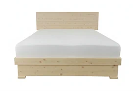 בסיס מיטה מעץ כולל ארגז מצעים וראש זוגי