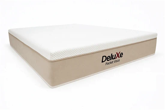 מזרון קפיצים מבודדים דגם: "פוקט ויסקו" מבית DeluXe