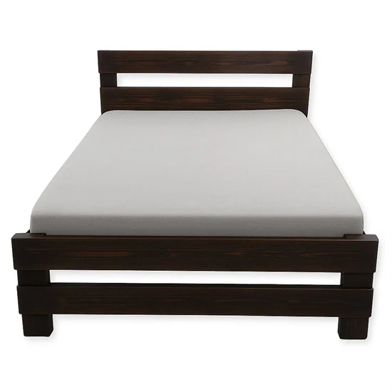 מיטה מעץ מלא דגם: "אפיק" זוגי/יחיד