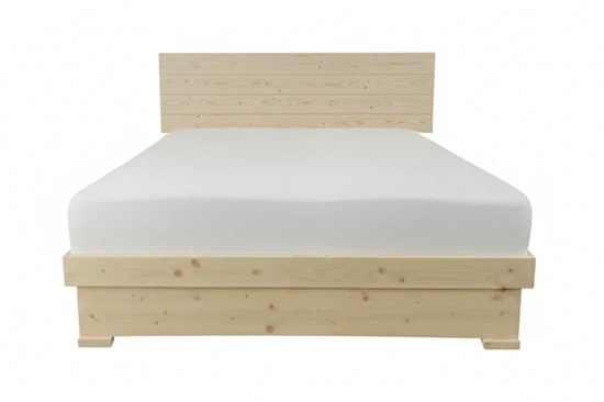 בסיס מיטה מעץ כולל ארגז מצעים וראש זוגי