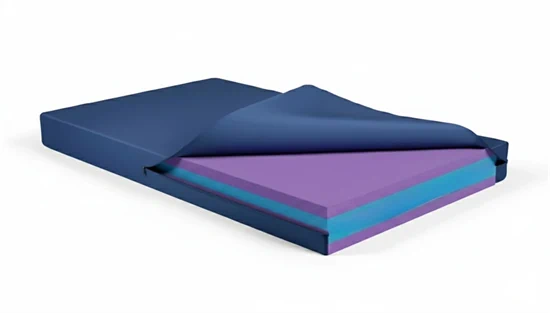 ספוג משולב כחול סגול עובי 15 ס"מ