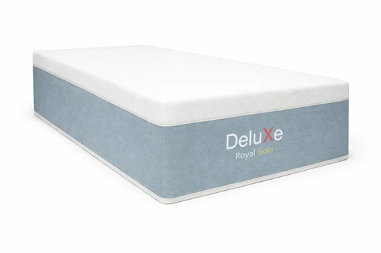 מזרון יחיד דגם: "רויאל גולד ויסקו & לטקס" מבית DeluXe